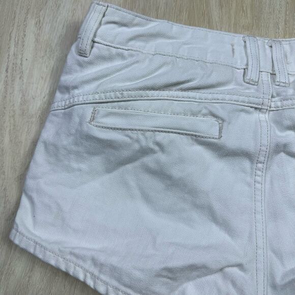 Free People White High Rise Sweet Surrender Shorts Size 28 - Picture 7 of 11